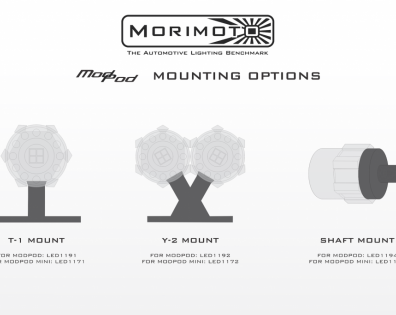 MORIMOTO MODPOD MINI SHAFT MOUNT